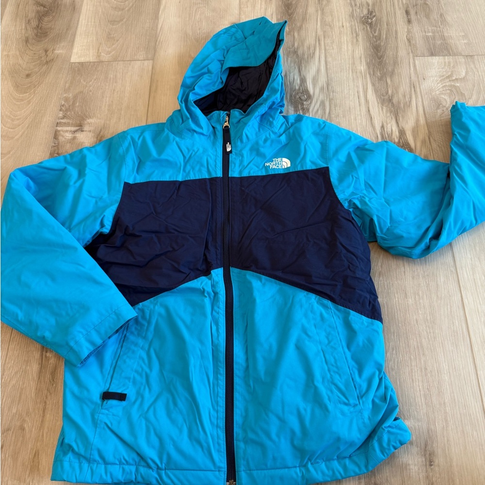The North Face Turquoise and Navy Jacket